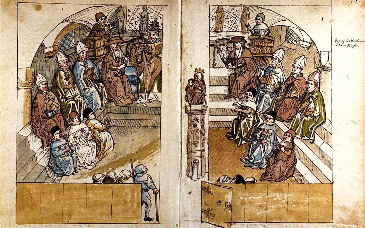  Ферраро-Флорентийский собор, изображение взято из открытых истчоников