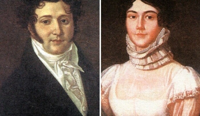  Родители Михаила Лермонтова.