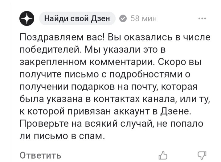 Это написали мне под мои комментарием
