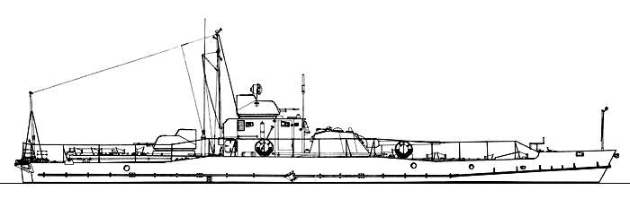 
Бронекатер проекта 191М - Общий вид