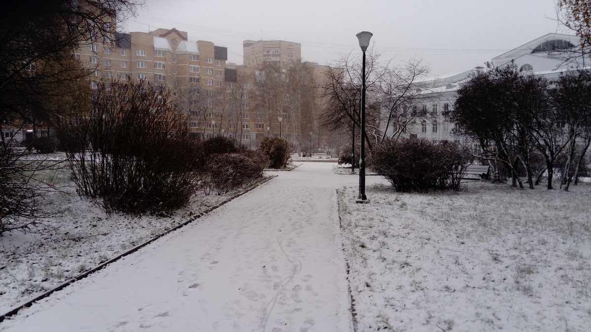 Первый снег / Все фотографии в тексте - автора