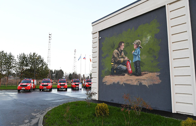 В селе Тургиново Тверской области открыли здание новой пожарной части