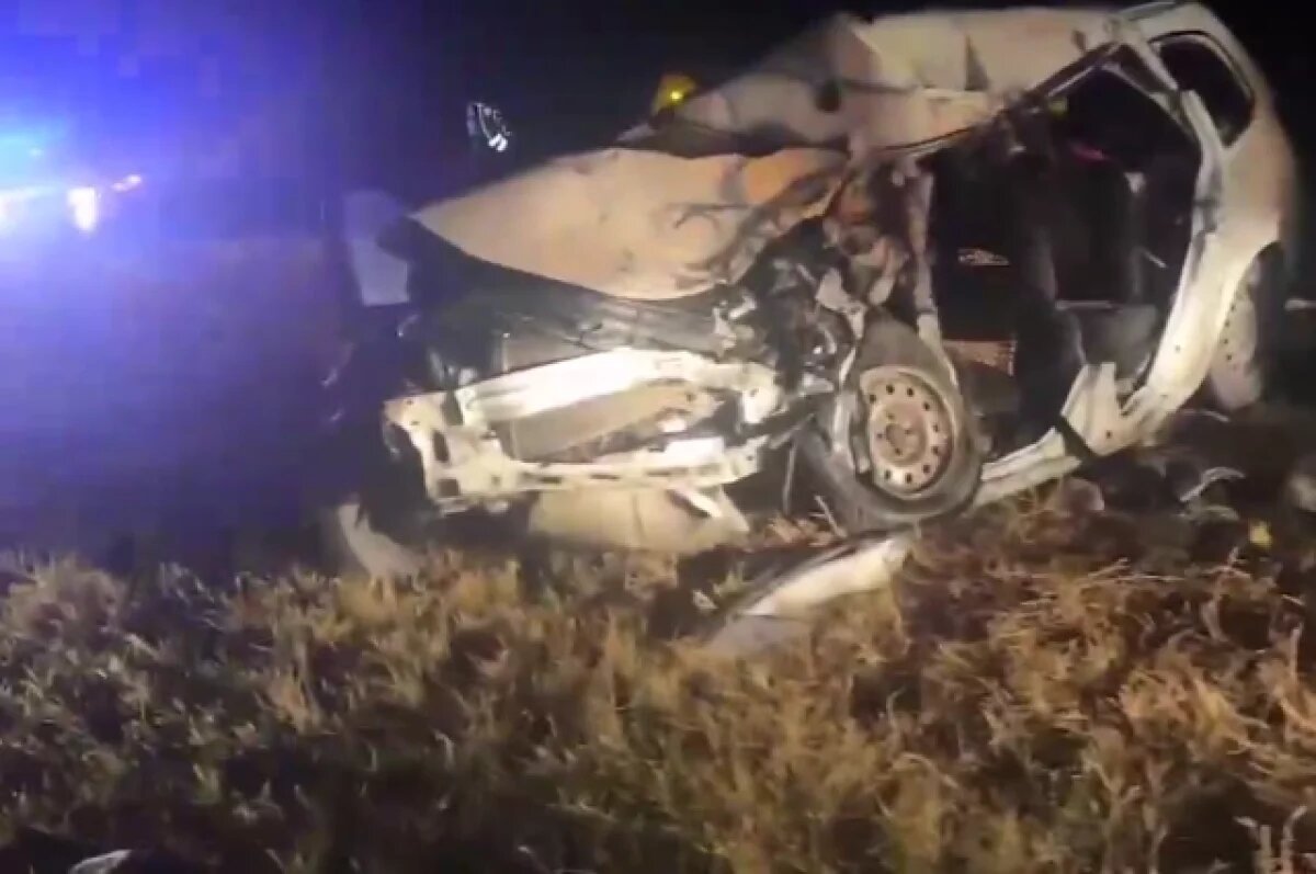    Место гибели водителя въехавшей в грузовик «Лады» показали под Волгоградом