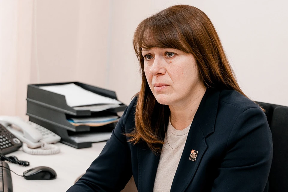 Экс-глава Коркинского муниципального района Наталья Лощинина. Радости то в глазах поубавилось... Фото: Фото: Администрация Коркинского МО 