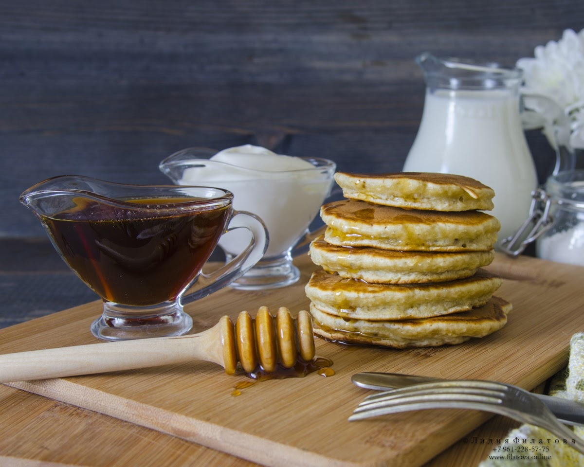 Оладьи с бананом и кокосом