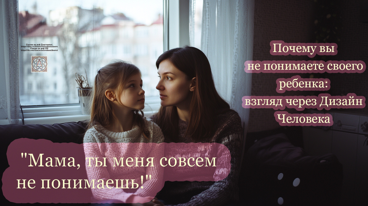 Почему вы не понимаете своего ребенка: взгляд через Дизайн Человека