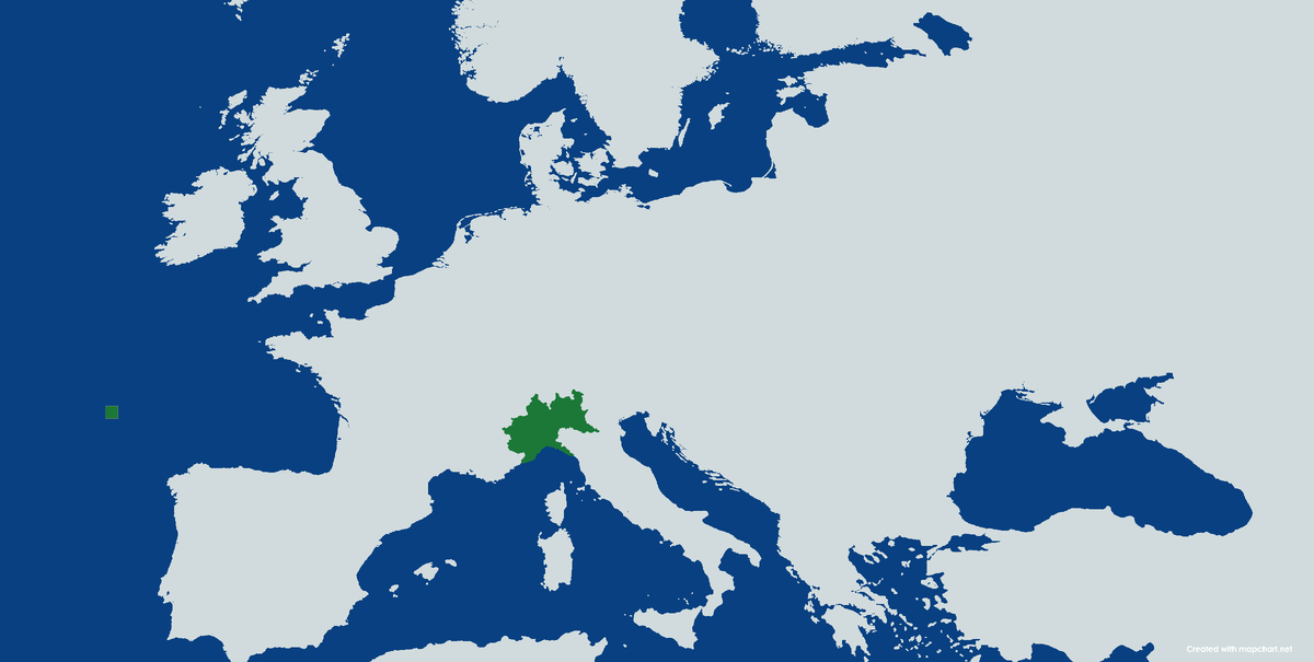 Это редкий случай контроля территорий ещё и в западной Европе.