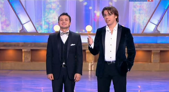 2025 год - год Змеи, прошлый год Змеи, 2013, начинался на нашем телевидении вот с такими ведущими. Яндекс Картинки.