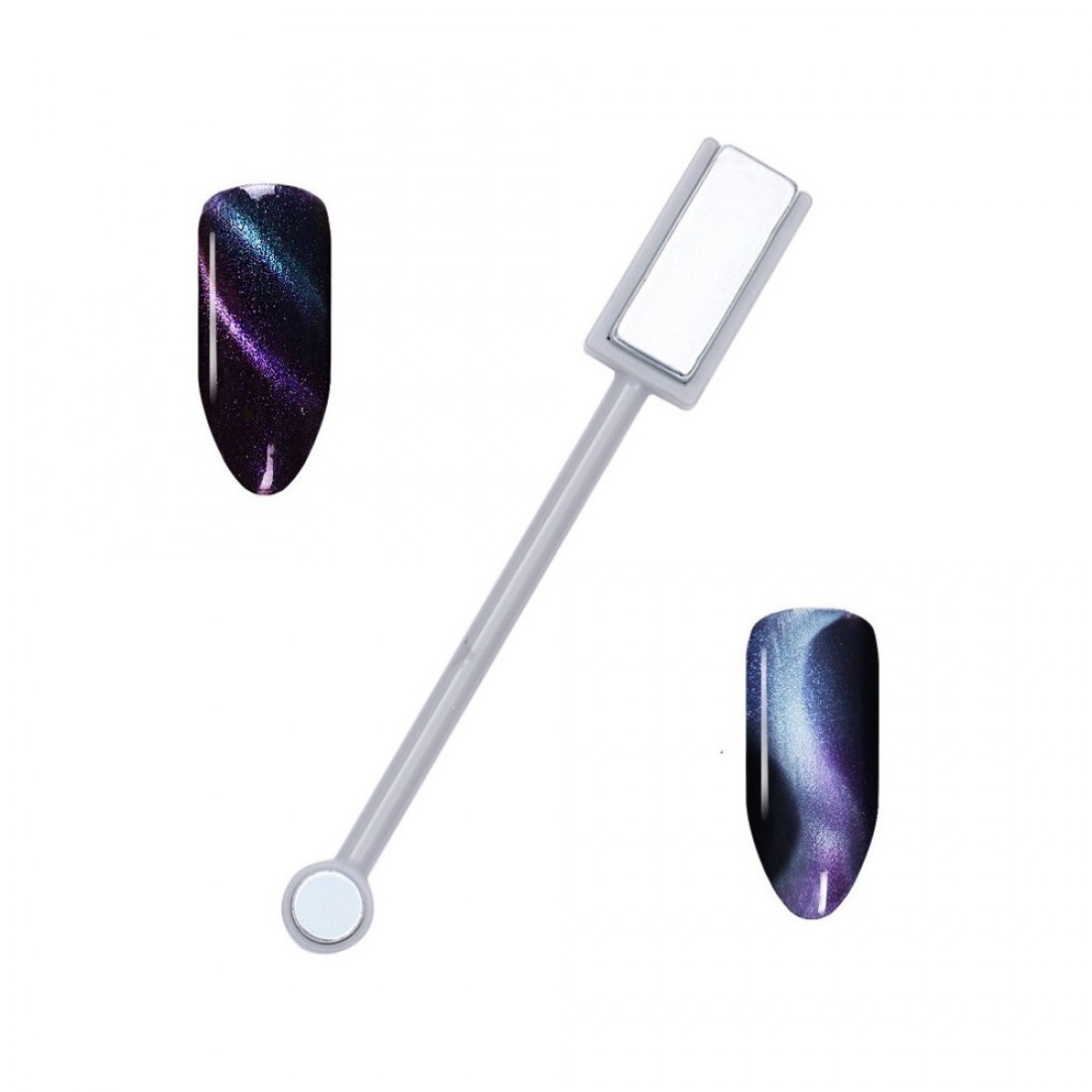 Магнит двойной для гель лака с эффектом "кошачий глаз"