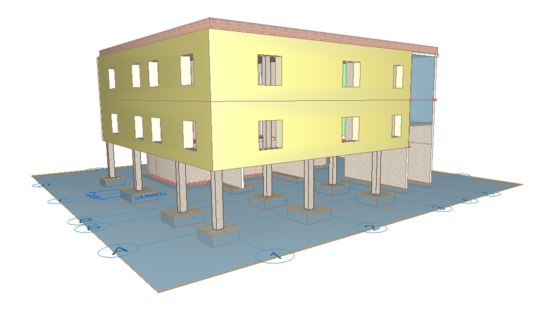 Общий вид модели