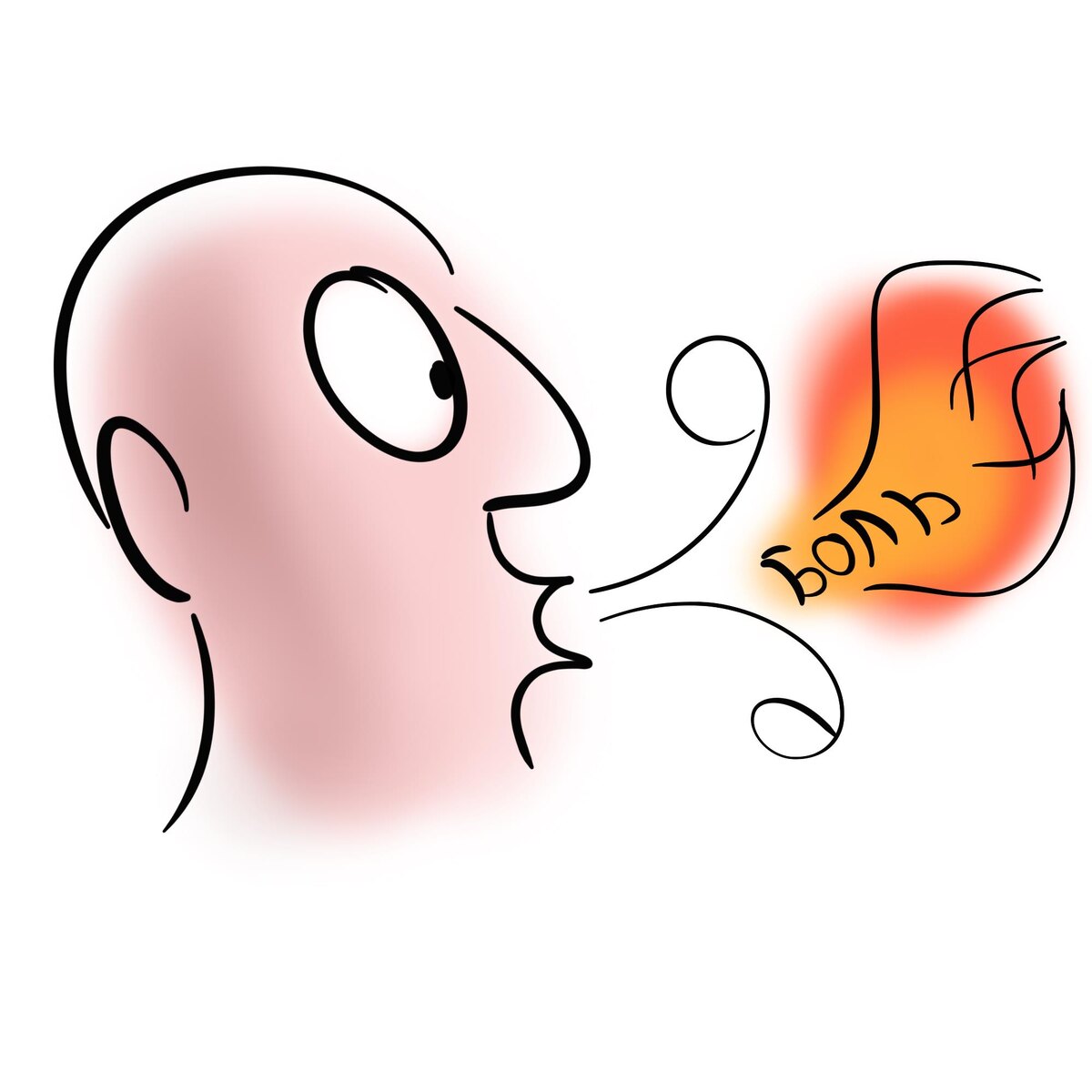 Раздувается боль