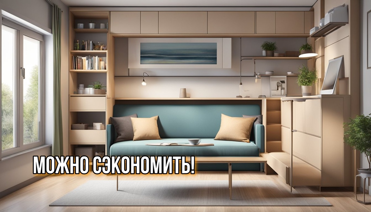 Почему мебель-трансформер экономичнее, чем другие виды мебели?