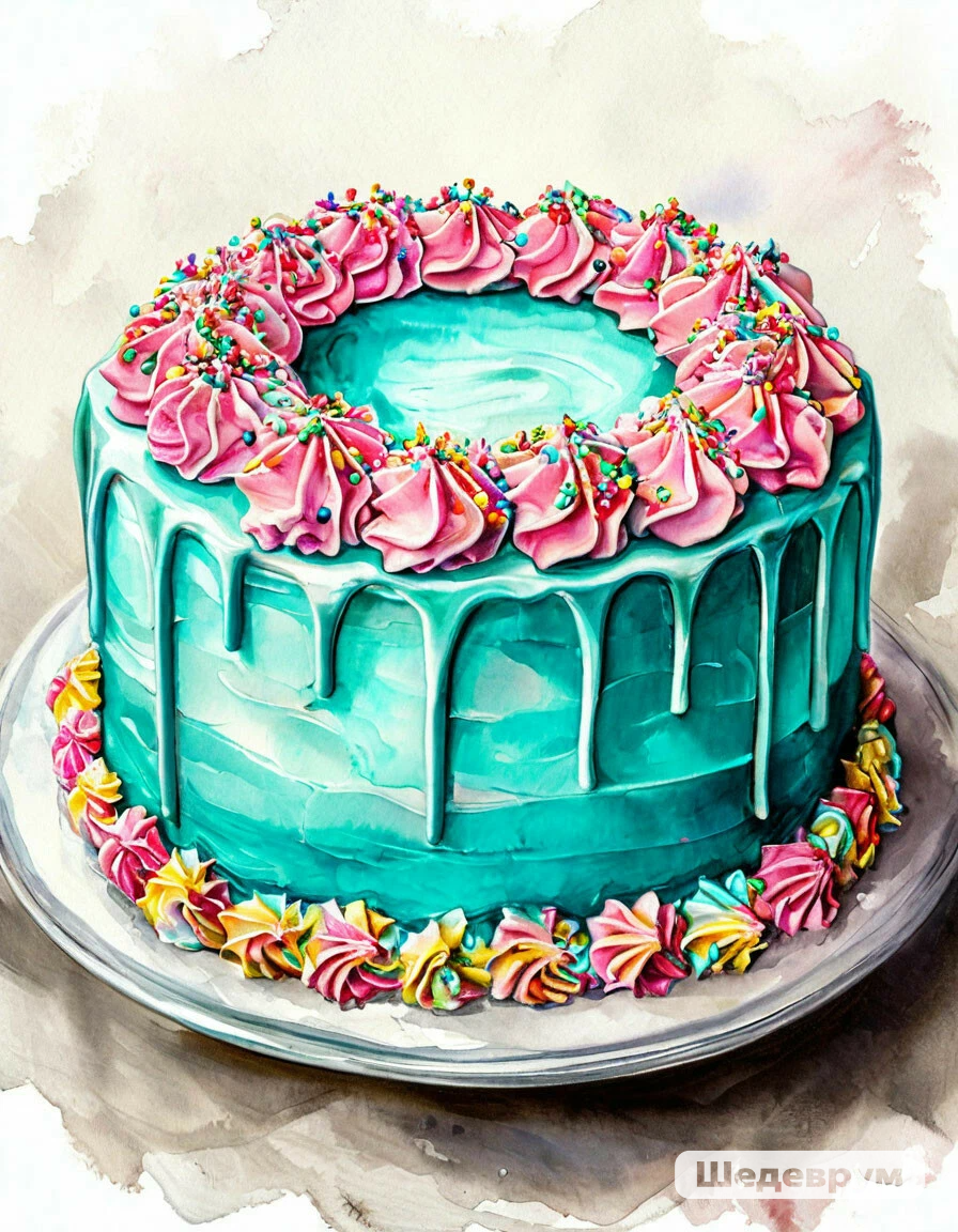 Торт "Конфетти".  