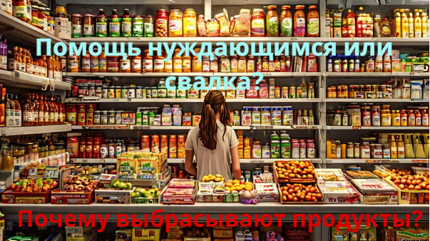 Благотворительность не выгодна бизнесу, проще выкинуть в мусор еще не просроченный товар