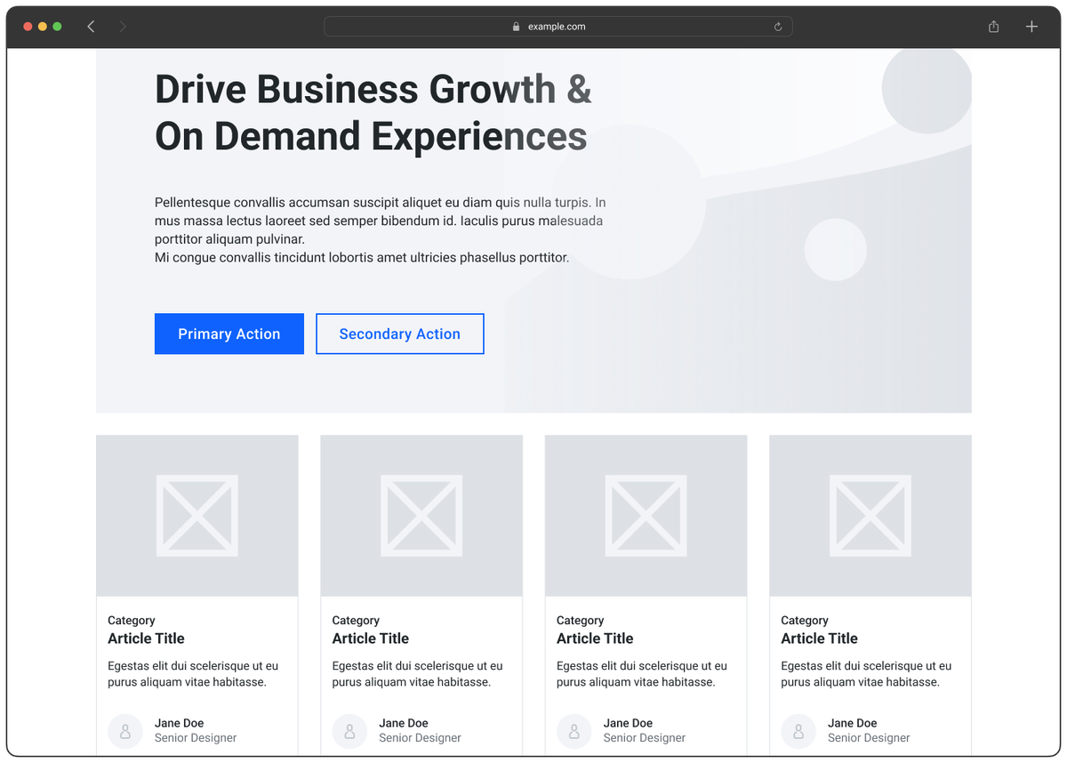 Пример реализации без сетки