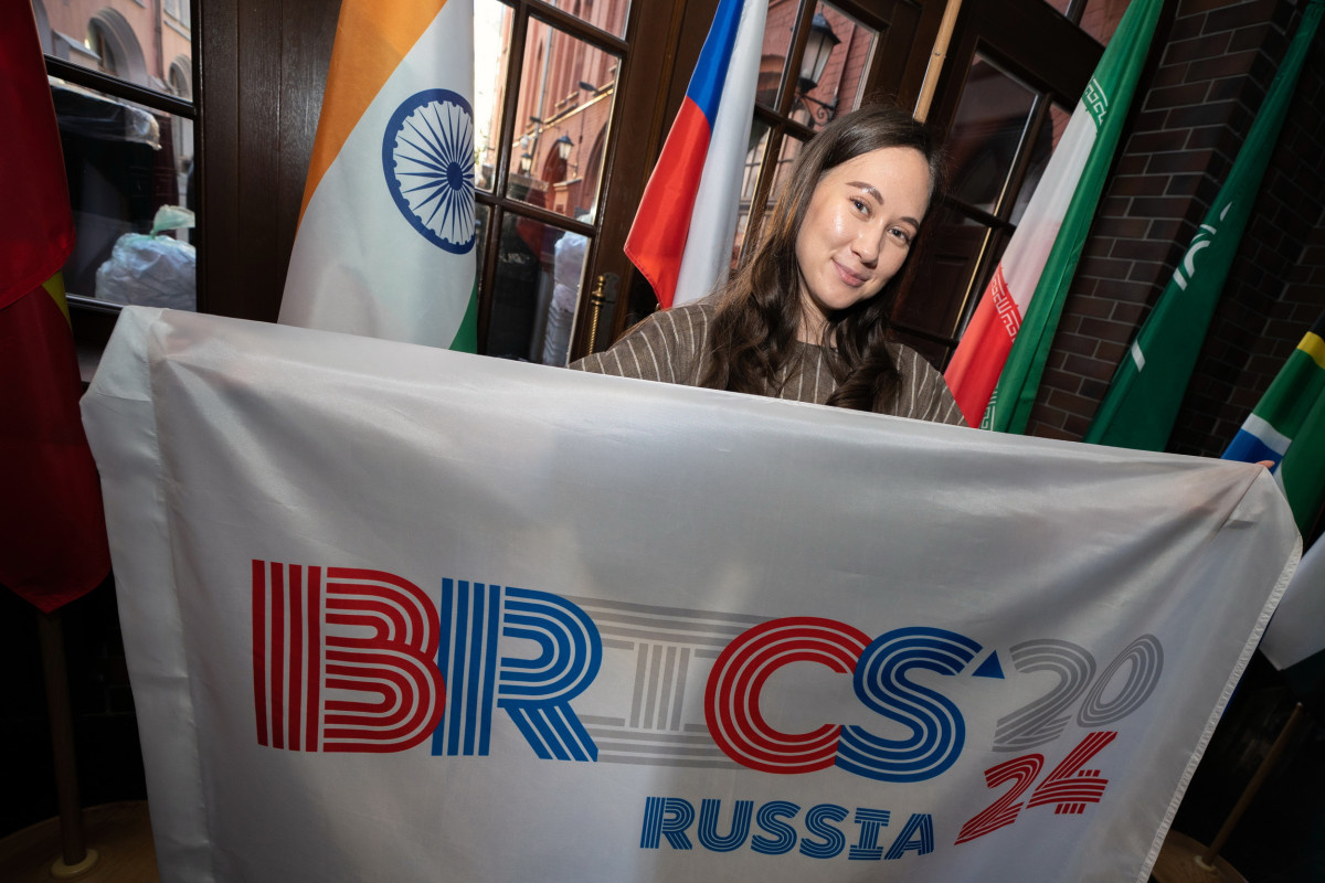 Празднование Дня географа БРИКС в Штаб-квартире РГО в Москве 18 августа 2024 года. Фото: Владимир Нескоромный / пресс-служба РГО