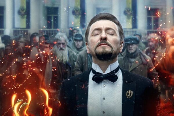 Сергей Безруков в главной роли в сериале «Плевако». Постер сериала.
