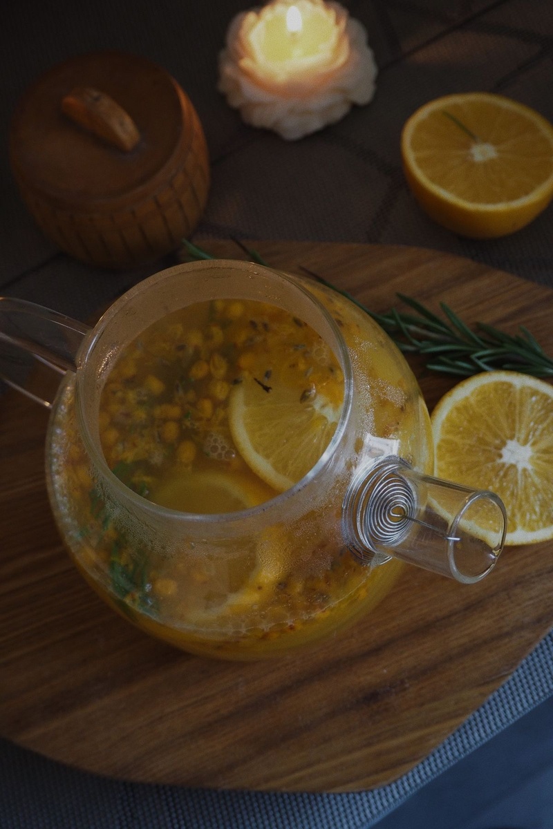 облепиховый, клюквенный, брусничный