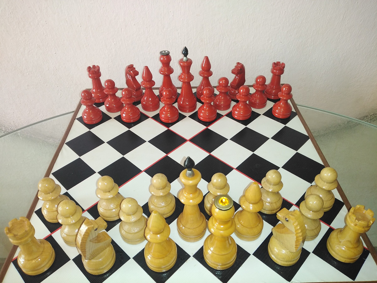 партия "Камбала" № 766 квадратная доска с клетками в тетра-диапозе (61ТДП)