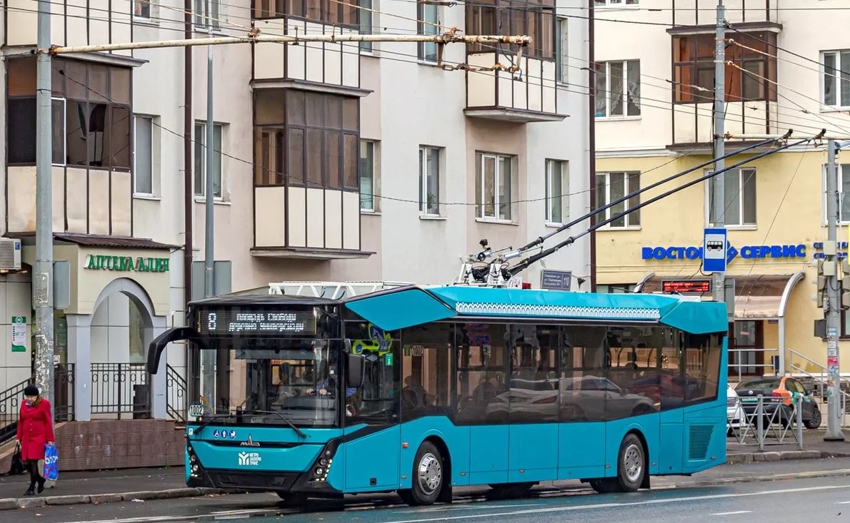 Троллейбус МАЗ-303Т в Казани. Фото из открытых источников