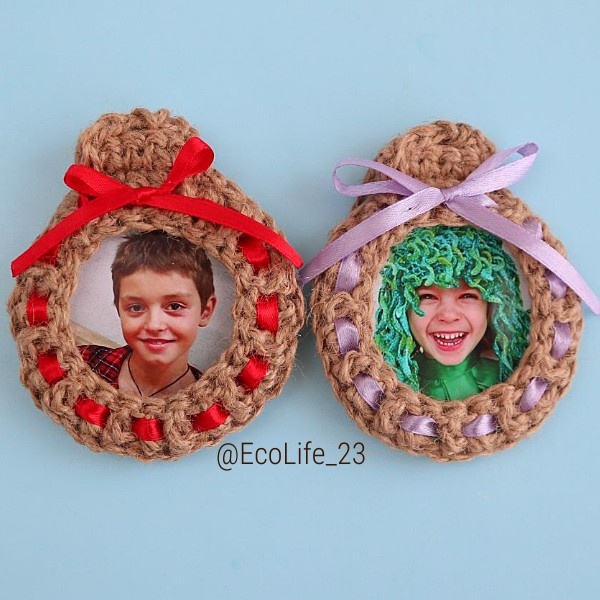 новогодний шар с фото