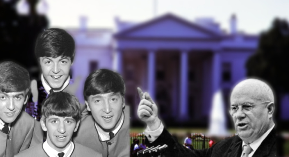 Встреча The Beatles и Никиты Сергеевича Хрущёва официально зафиксирована. Правда, на обложке одного альбома
