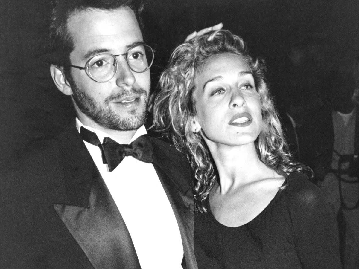 Сара Джессика Паркер и Мэттью Бродерик в молодости