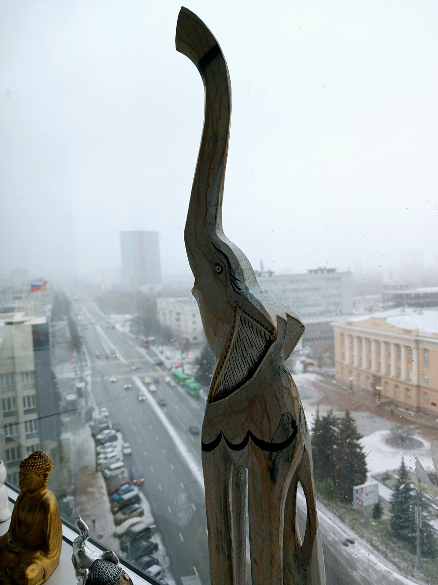 На улице было вот так. Фото автора