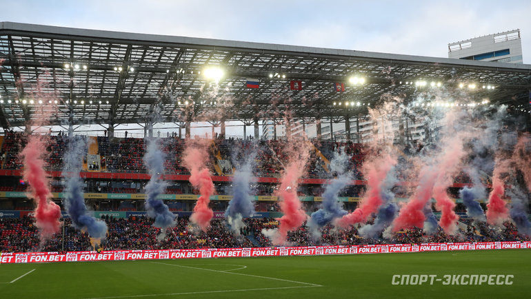    Трибуны «ВЭБ Арены», на которой ЦСКА примет «Спартак».Александр Федоров
