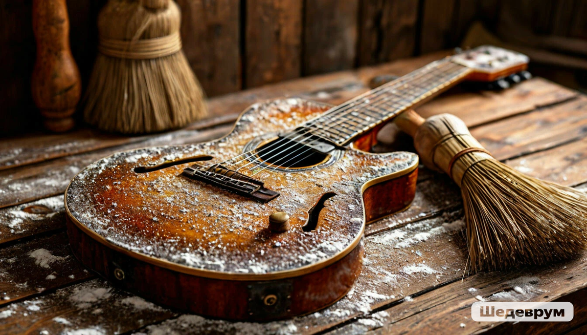 Как очистить гитару?