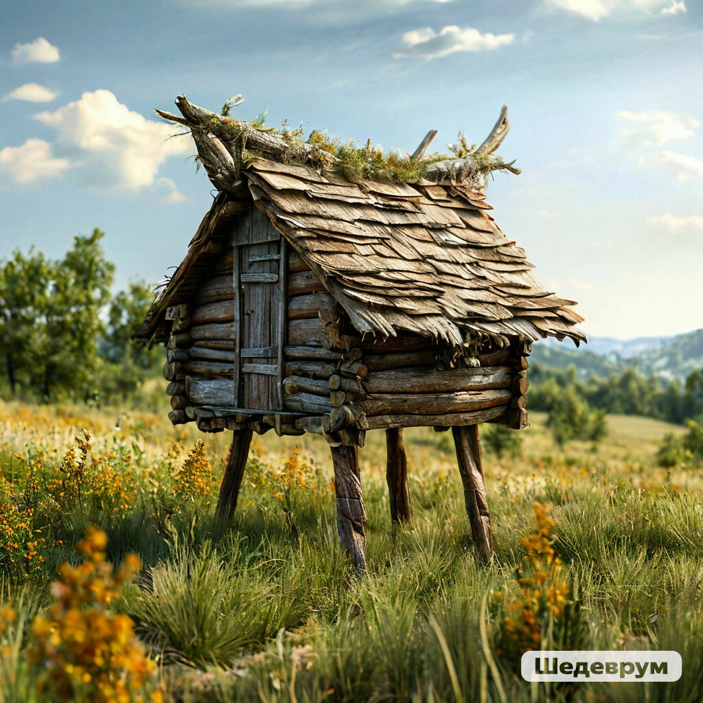 Избушка на курьих ножках - не капитальное строение, не регистрируем.