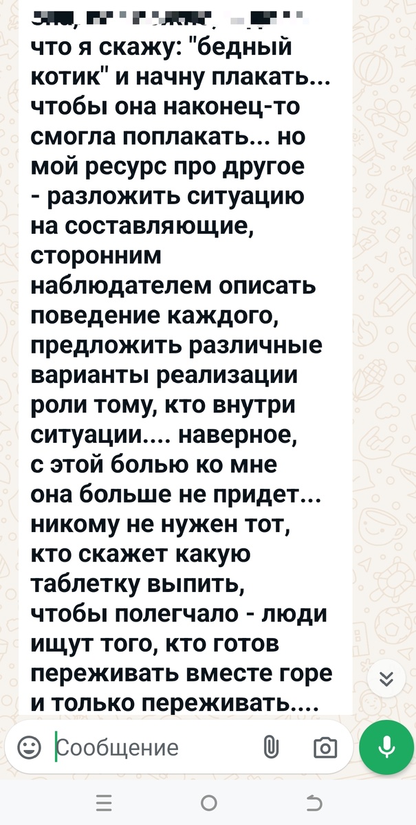 Скрин переписки с N.