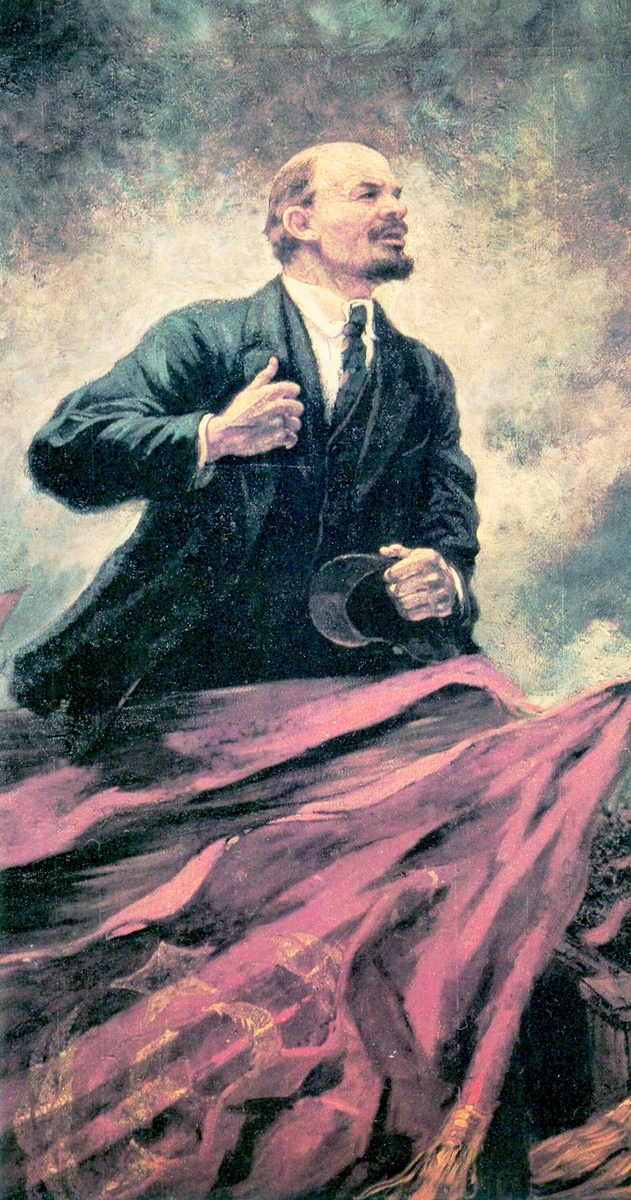 Ленин на трибуне, худ. А.Герасимов