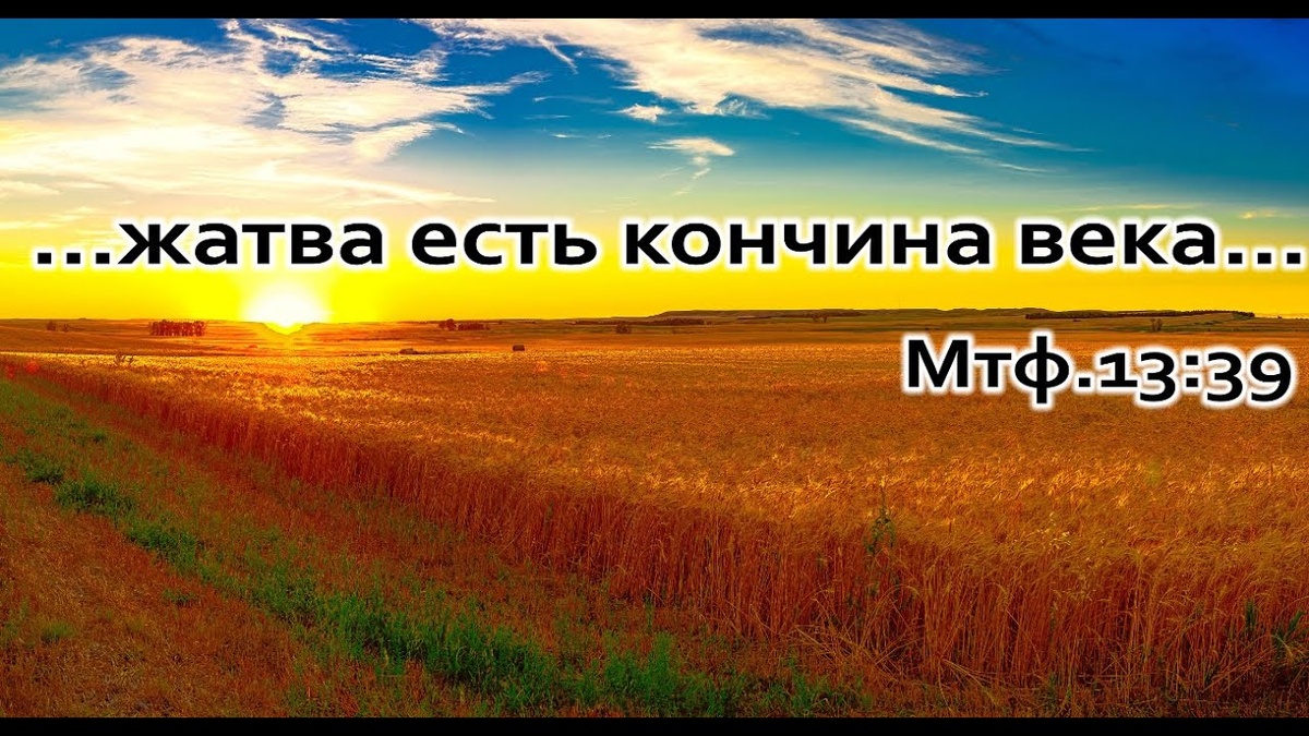 Мф. 13:39