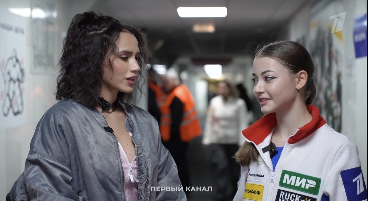 Скриншот из влога Алины Загитовой для Первого канала. Источник: Первый канал 