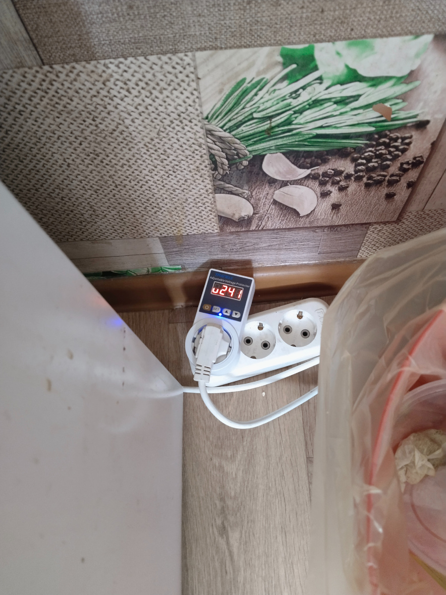 Повышенное напряжение.