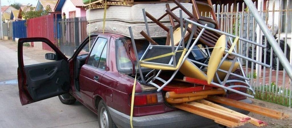 Перегруженное авто