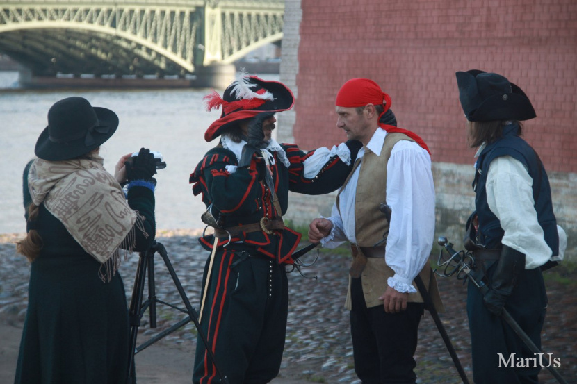 МариУс на съёмке