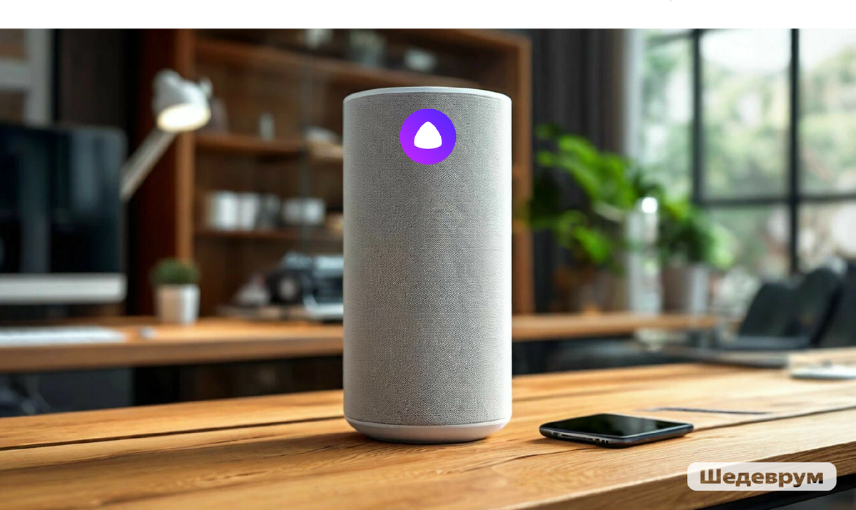 Так нейросеть Яндекса видит ассистента в колонке. Источник: shedevrum.ai