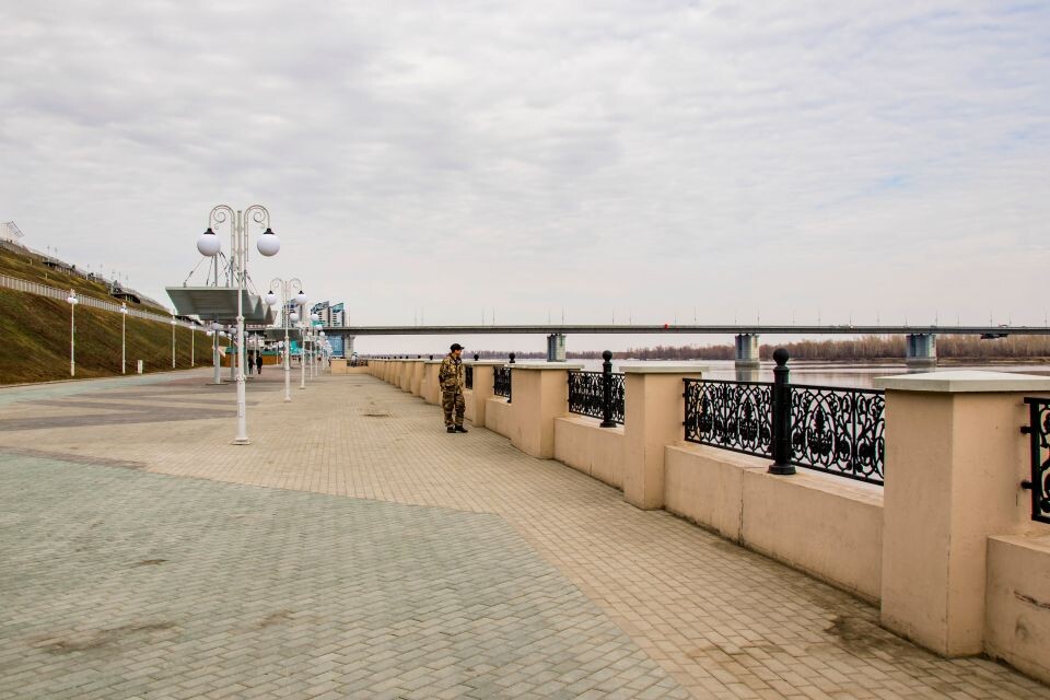    Погода. Набережная Барнаула. Источник: Виталий Барабаш