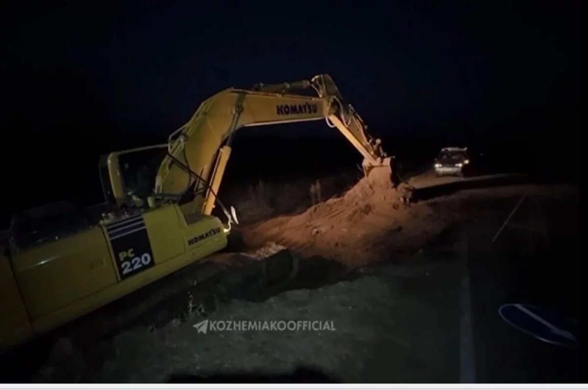    На трассе Осиновка - Рудная Пристань сделали объезд аварийного моста