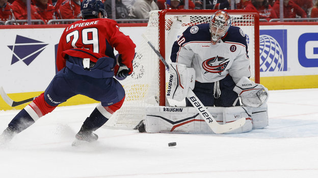    Даниил Тарасов в воротах.Imagn Images USA Today Sports