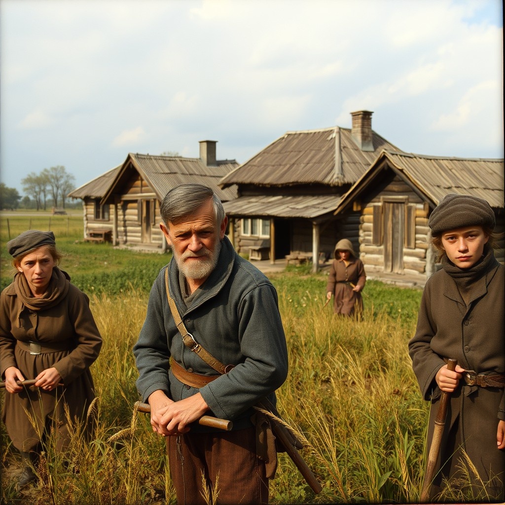 Крестьянская деревня после отмены крепостного права.