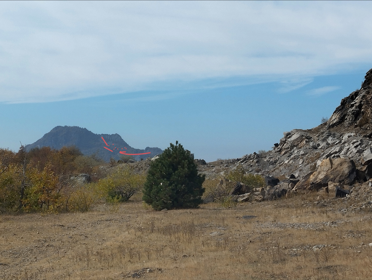 Приблизительно как выглядит описываемый подъем ( красные стрелочки)