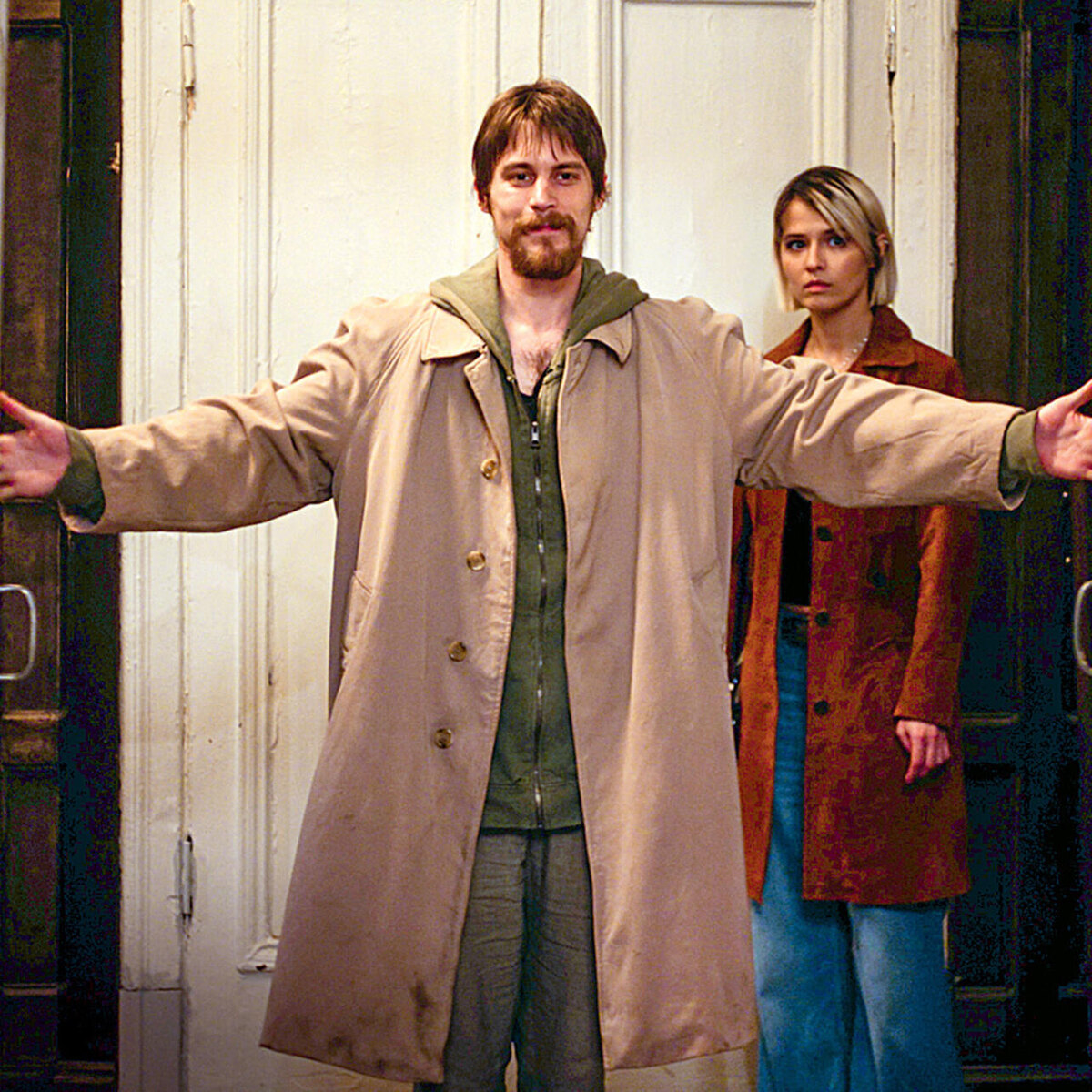    Иван Янковский и Любовь Аксенова в фильме «Преступление и наказание». 2024 г. Пресс-служба Кинопоиска