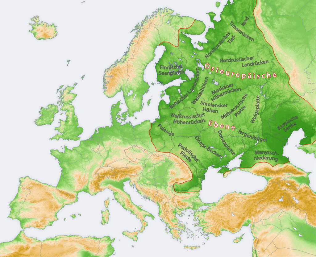 Восточно-Европейская равнина 