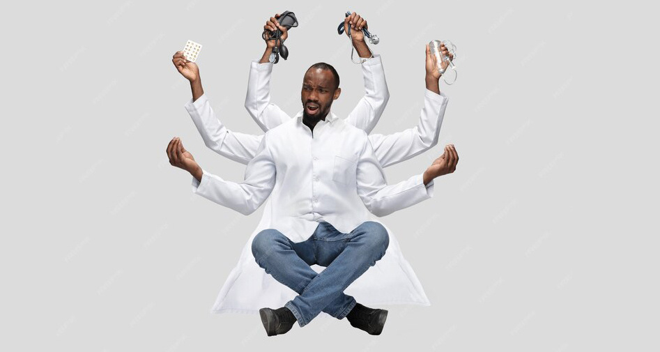 Никогда не забуду фразу нашего преподавателя на военной кафедре: "Да что-ж я вам? Семирукий восьмикрыл??" Чувствую себя таким каждый день.