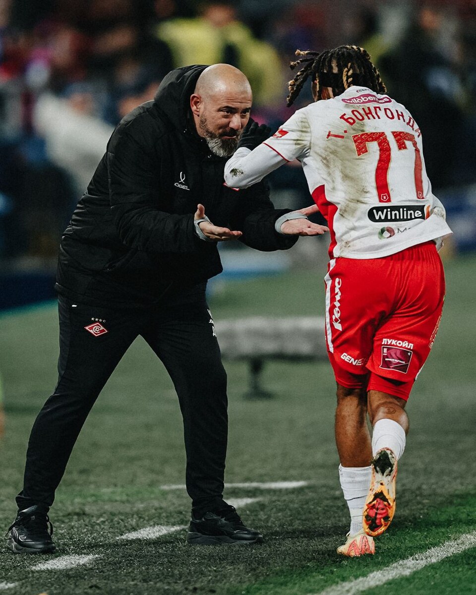 Деян Станкович учится на своих ошибках. Фото тг-канал "Спартака".