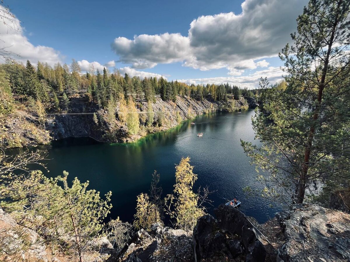 Обзорная площадка на горный парк 