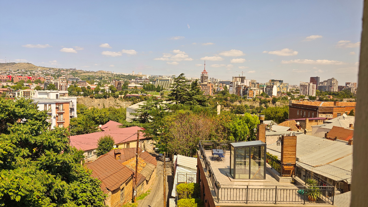 Вид из окна отеля